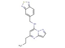 N-(2,1,3-benzothiadiazol-5-ylmethyl)-5-propylpyrazolo[1,5-a]pyrimidin-7-amine