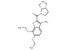 rel-(3aS,6aS)-1-[(6,7-diethoxy-3-methyl-1-benzofuran-2-yl)carbonyl]octahydropyrrolo[3,4-b]pyrrole hydrochloride