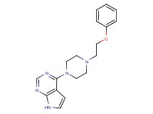 4-[4-(2-phenoxyethyl)-1-piperazinyl]-7H-pyrrolo[2,3-d]pyrimidine