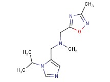 1-(1-isopropyl-1H-imidazol-5-yl)-N-methyl-N-[(3-methyl-1,2,4-oxadiazol-5-yl)methyl]methanamine