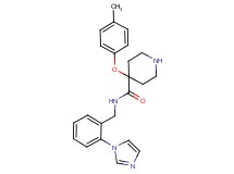 N-[2-(1H-imidazol-1-yl)benzyl]-4-(4-methylphenoxy)-4-piperidinecarboxamide dihydrochloride