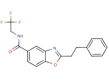2-(2-phenylethyl)-N-(2,2,2-trifluoroethyl)-1,3-benzoxazole-5-carboxamide