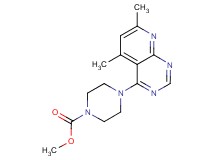 methyl 4-(5,7-dimethylpyrido[2,3-d]pyrimidin-4-yl)piperazine-1-carboxylate