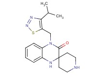 4'-[(4-isopropyl-1,2,3-thiadiazol-5-yl)methyl]-1',4'-dihydro-3'H-spiro[piperidine-4,2'-quinoxalin]-3'-one hydrochloride
