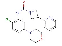 N-(2-chloro-5-morpholin-4-ylphenyl)-3-pyridin-2-ylazetidine-1-carboxamide