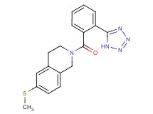 6-(methylthio)-2-[2-(1H-tetrazol-5-yl)benzoyl]-1,2,3,4-tetrahydroisoquinoline