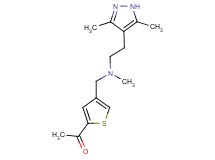 1-(4-{[[2-(3,5-dimethyl-1H-pyrazol-4-yl)ethyl](methyl)amino]methyl}-2-thienyl)ethanone