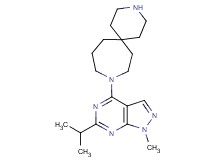9-(6-isopropyl-1-methyl-1H-pyrazolo[3,4-d]pyrimidin-4-yl)-3,9-diazaspiro[5.6]dodecane