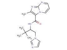 N-[1-(1H-imidazol-1-ylmethyl)-2,2-dimethylpropyl]-2-methylimidazo[1,2-a]pyrimidine-3-carboxamide