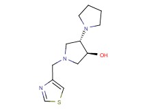 (3'S*,4'S*)-1'-(1,3-thiazol-4-ylmethyl)-1,3'-bipyrrolidin-4'-ol