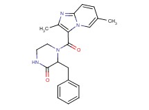 3-benzyl-4-[(2,6-dimethylimidazo[1,2-a]pyridin-3-yl)carbonyl]piperazin-2-one