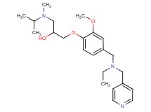 1-(4-{[ethyl(4-pyridinylmethyl)amino]methyl}-2-methoxyphenoxy)-3-[isopropyl(methyl)amino]-2-propanol