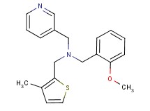 (2-methoxybenzyl)[(3-methyl-2-thienyl)methyl](pyridin-3-ylmethyl)amine