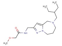 N-{[5-(2-ethylbutyl)-5,6,7,8-tetrahydro-4H-pyrazolo[1,5-a][1,4]diazepin-2-yl]methyl}-2-methoxyacetamide