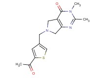 6-[(5-acetyl-3-thienyl)methyl]-2,3-dimethyl-3,5,6,7-tetrahydro-4H-pyrrolo[3,4-d]pyrimidin-4-one