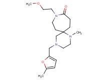 9-(2-methoxyethyl)-1-methyl-4-[(5-methyl-2-furyl)methyl]-1,4,9-triazaspiro[5.6]dodecan-10-one