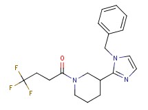3-(1-benzyl-1H-imidazol-2-yl)-1-(4,4,4-trifluorobutanoyl)piperidine