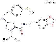 (4R)-N-[2-(1,3-benzodioxol-5-yl)ethyl]-1-isopropyl-4-{[4-(methylthio)benzyl]amino}-L-prolinamide