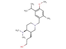 3-[(3R*,4S*)-4-(dimethylamino)-1-(5-isopropyl-4-methoxy-2-methylbenzyl)piperidin-3-yl]propan-1-ol