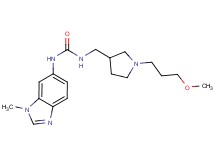 N-{[1-(3-methoxypropyl)pyrrolidin-3-yl]methyl}-N'-(1-methyl-1H-benzimidazol-6-yl)urea