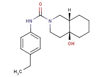 (4aS*,8aS*)-N-(4-ethylphenyl)-4a-hydroxyoctahydroisoquinoline-2(1H)-carboxamide