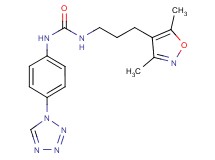 N-[3-(3,5-dimethylisoxazol-4-yl)propyl]-N'-[4-(1H-tetrazol-1-yl)phenyl]urea
