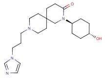 2-(trans-4-hydroxycyclohexyl)-9-[3-(1H-imidazol-1-yl)propyl]-2,9-diazaspiro[5.5]undecan-3-one