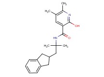N-[2-(2,3-dihydro-1H-inden-2-yl)-1,1-dimethylethyl]-2-hydroxy-5,6-dimethylnicotinamide