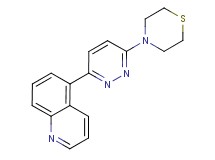 5-(6-thiomorpholin-4-ylpyridazin-3-yl)quinoline
