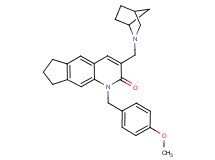 3-(2-azabicyclo[2.2.1]hept-2-ylmethyl)-1-(4-methoxybenzyl)-1,6,7,8-tetrahydro-2H-cyclopenta[g]quinolin-2-one