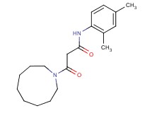 3-azonan-1-yl-N-(2,4-dimethylphenyl)-3-oxopropanamide