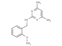 N-(2-methoxybenzyl)-4,6-dimethyl-2-pyrimidinamine