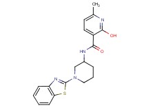 N-[1-(1,3-benzothiazol-2-yl)-3-piperidinyl]-2-hydroxy-6-methylnicotinamide