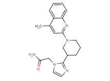 2-{2-[1-(4-methyl-2-quinolinyl)-3-piperidinyl]-1H-imidazol-1-yl}acetamide