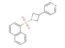 4-[1-(1-naphthylsulfonyl)-3-azetidinyl]pyridine