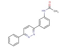 N-[3-(6-phenyl-3-pyridazinyl)phenyl]acetamide