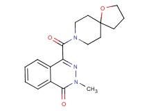2-methyl-4-(1-oxa-8-azaspiro[4.5]dec-8-ylcarbonyl)-1(2H)-phthalazinone