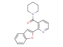 2-(1-benzofuran-2-yl)-3-(piperidin-1-ylcarbonyl)pyridine