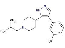 1-isobutyl-4-[4-(3-methylphenyl)-1H-pyrazol-5-yl]piperidine