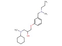 1-[cyclohexyl(methyl)amino]-3-(3-{[methyl(propyl)amino]methyl}phenoxy)propan-2-ol