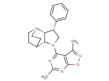 (3R*,3aR*,7aR*)-1-(3,6-dimethylisoxazolo[5,4-d]pyrimidin-4-yl)-3-phenyloctahydro-4,7-ethanopyrrolo[3,2-b]pyridine