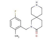 2-(5-fluoro-2-methylbenzyl)-2,9-diazaspiro[5.5]undecan-3-one hydrochloride