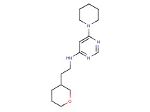 6-piperidin-1-yl-N-[2-(tetrahydro-2H-pyran-3-yl)ethyl]pyrimidin-4-amine