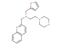 (2-furylmethyl)(2-morpholin-4-ylethyl)(quinolin-2-ylmethyl)amine