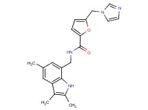 5-(1H-imidazol-1-ylmethyl)-N-[(2,3,5-trimethyl-1H-indol-7-yl)methyl]-2-furamide