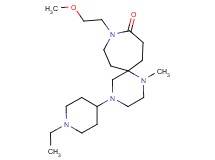 4-(1-ethylpiperidin-4-yl)-9-(2-methoxyethyl)-1-methyl-1,4,9-triazaspiro[5.6]dodecan-10-one