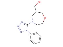 [4-(1-phenyl-1H-tetrazol-5-yl)-1,4-oxazepan-6-yl]methanol