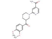 2-[3-(3,4-dimethoxybenzoyl)piperidin-1-yl]isonicotinamide