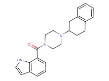 7-{[4-(1,2,3,4-tetrahydro-2-naphthalenyl)-1-piperazinyl]carbonyl}-1H-indole