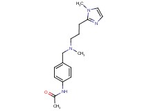 N-[4-({methyl[3-(1-methyl-1H-imidazol-2-yl)propyl]amino}methyl)phenyl]acetamide